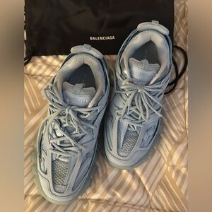 Balenciaga Sky Blue Athletic Shoes